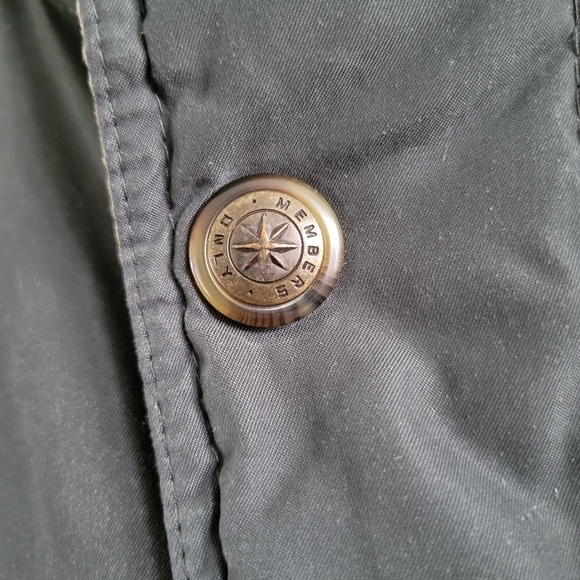 Vtg 90s Members Only Hooded Heavyweight Zip-Up Microfiber Jacket Men's XXL Green - Picture 3 of 11